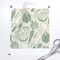 Rustic Cooking Monochrome Green Cream Onion Mushroom Carrot Pepper Pasta Custom Printed Fabric by Spoonflower Various Fabrics by the Yard or Fat Quarter 17539958